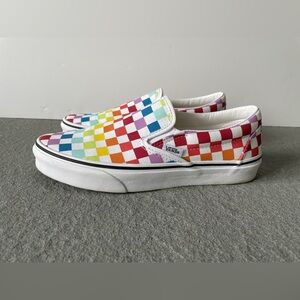 Slip on Vans Multicolor worn twice